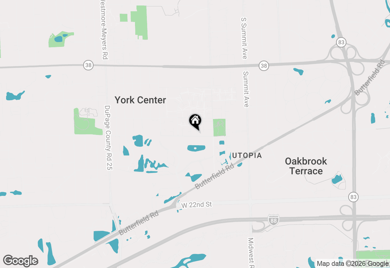 Map of 18W100 16th Street, Villa Park, IL 60181