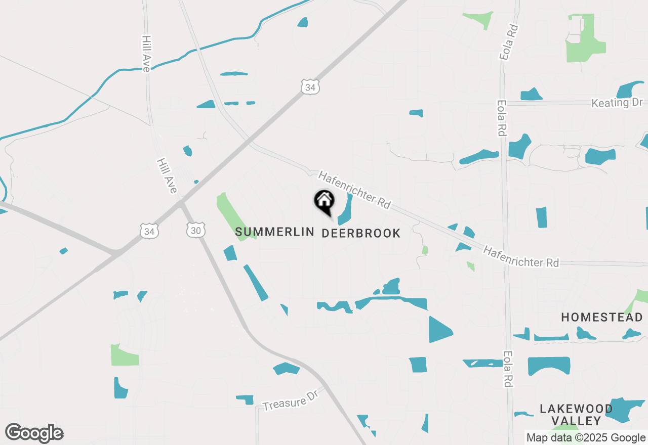 Map of 2043 Canyon Creek Court, Aurora, IL 60503