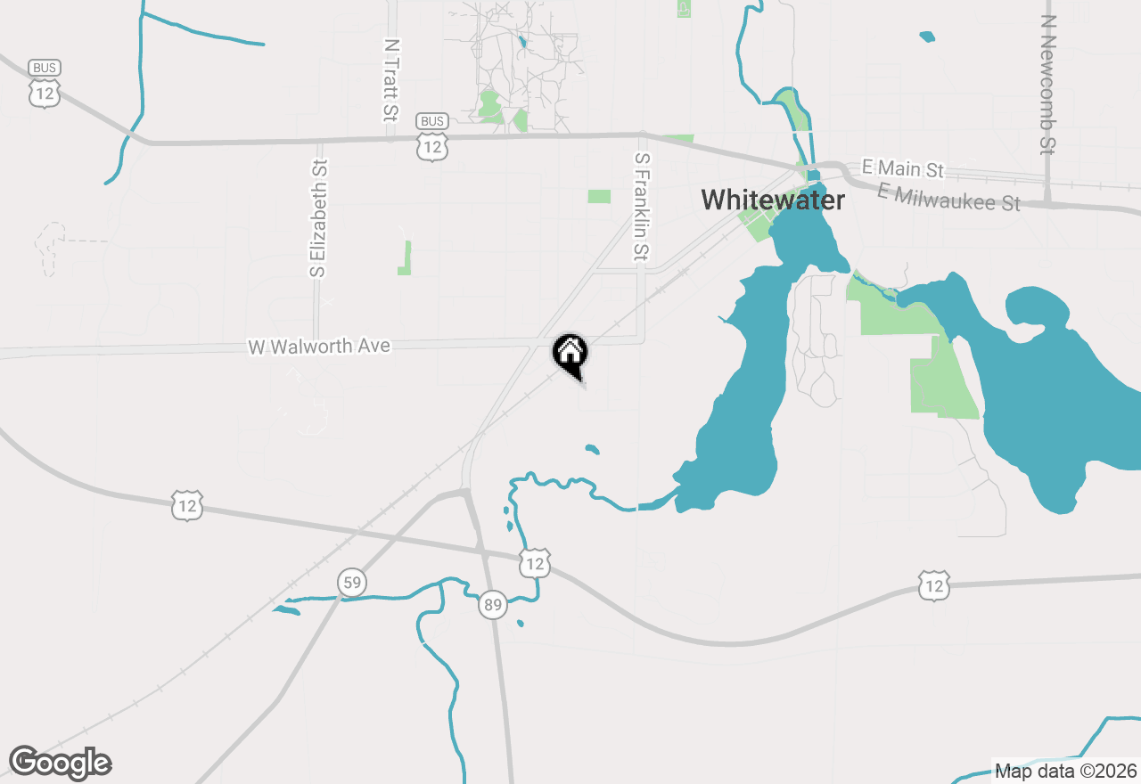 Map of 534 S Gault St, Whitewater, WI 53190