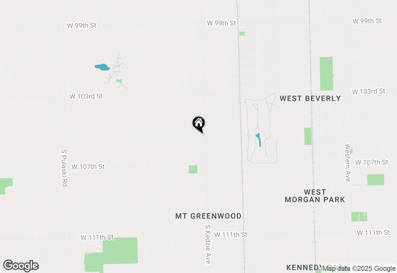 Map of 10523 S Sawyer Avenue, Chicago, IL 60655