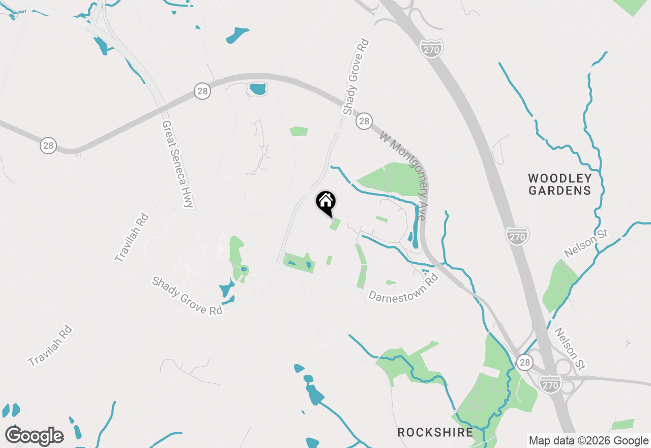 Map of 214 Fallsgrove Boulevard #12, Rockville, MD 20850