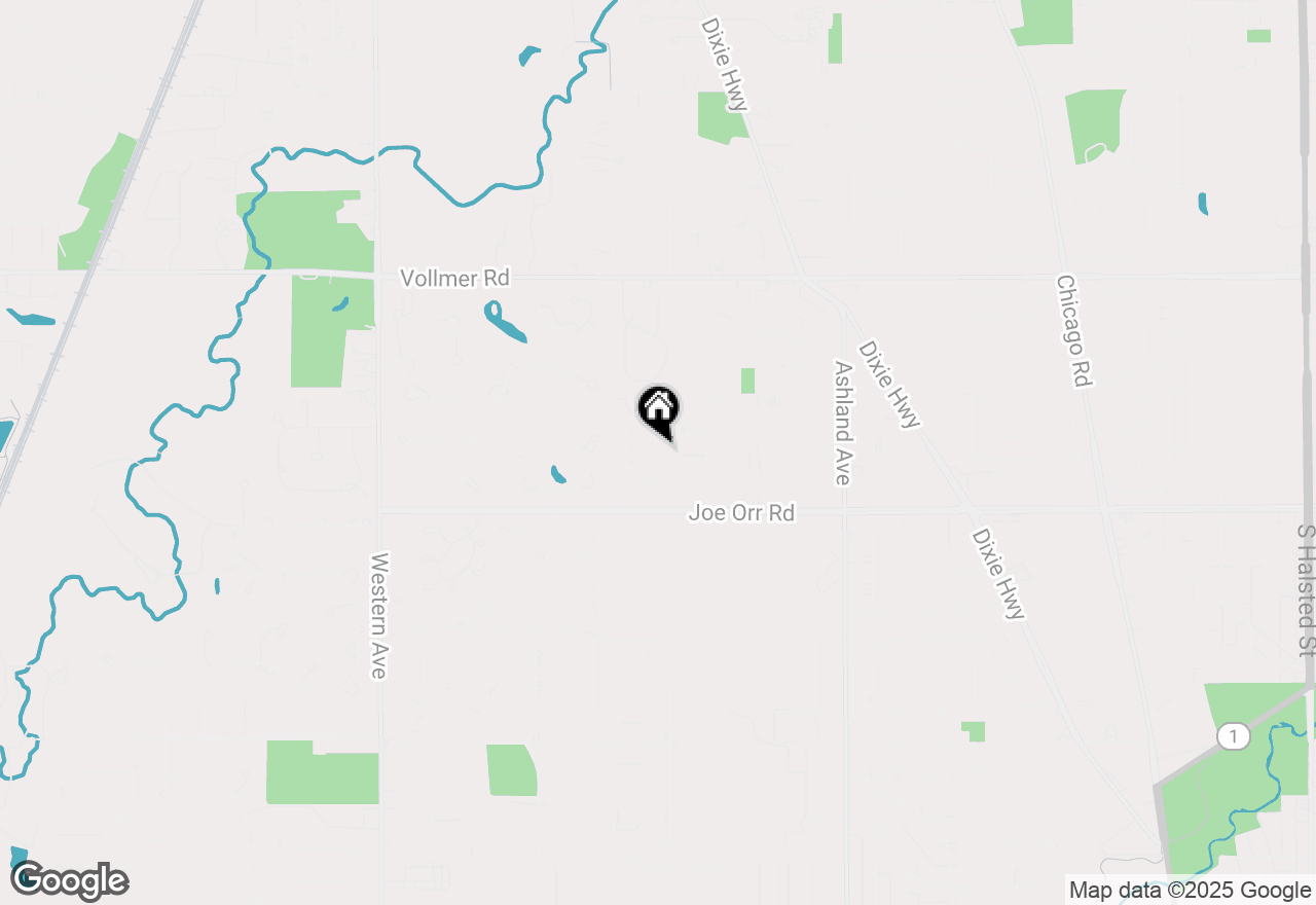 Map of 528 W Winchester Road, Chicago Heights, IL 60411