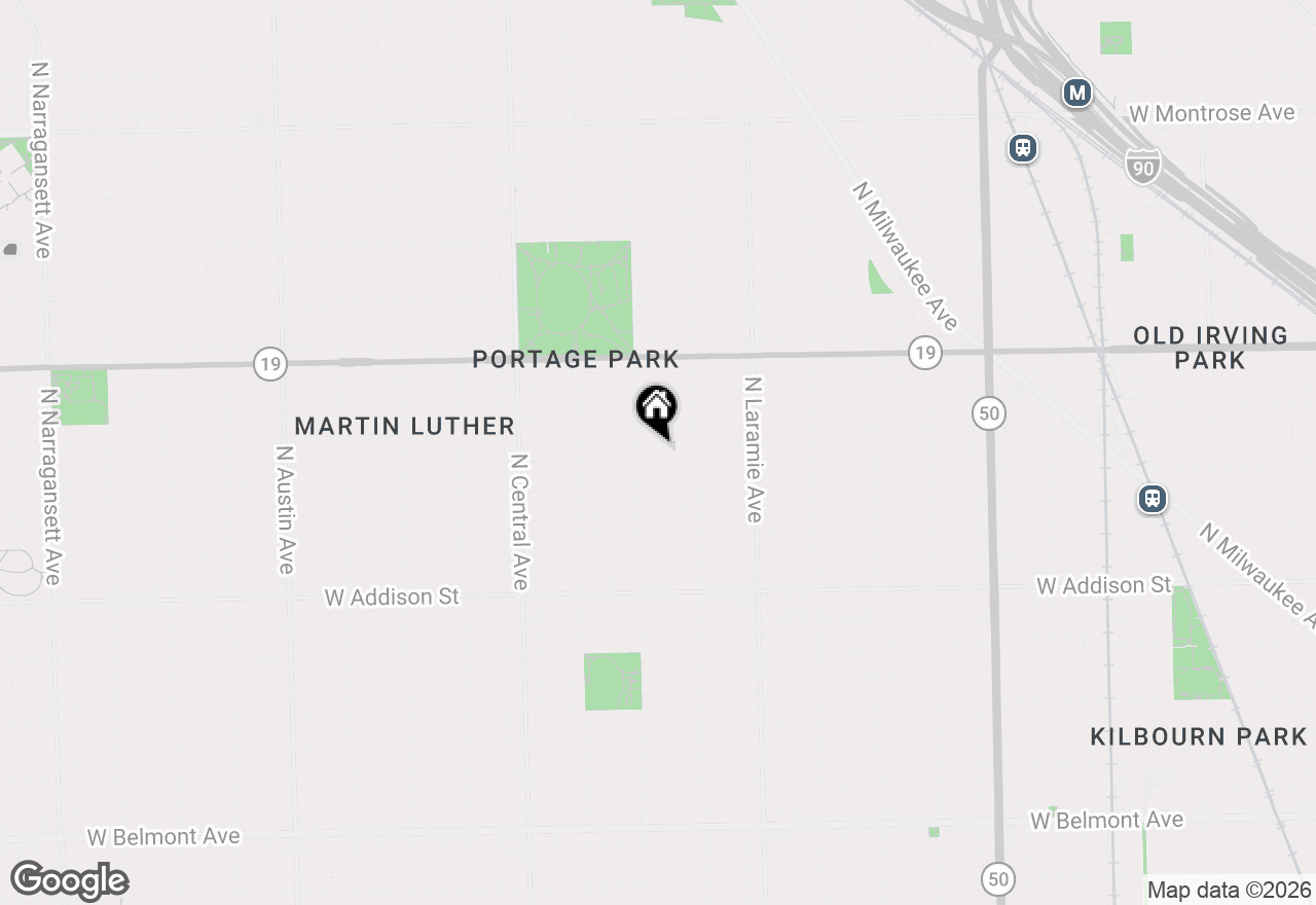 Map of 5339 W Berenice Avenue, Chicago, IL 60641