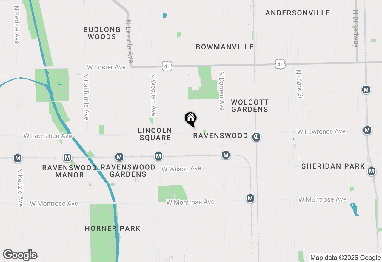Map of 2150 W Lawrence Avenue, Chicago, IL 60625