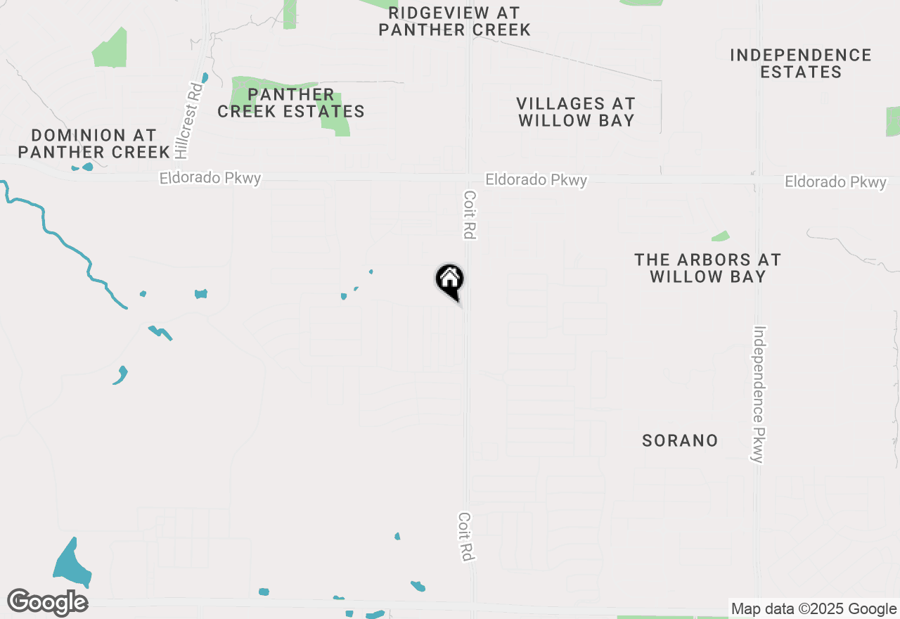 Map of 10995 Downy Cup Drive, Frisco, TX 75035