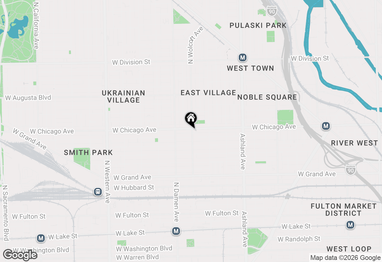 Map of 1901 W Chicago Avenue #2, Chicago, IL 60622