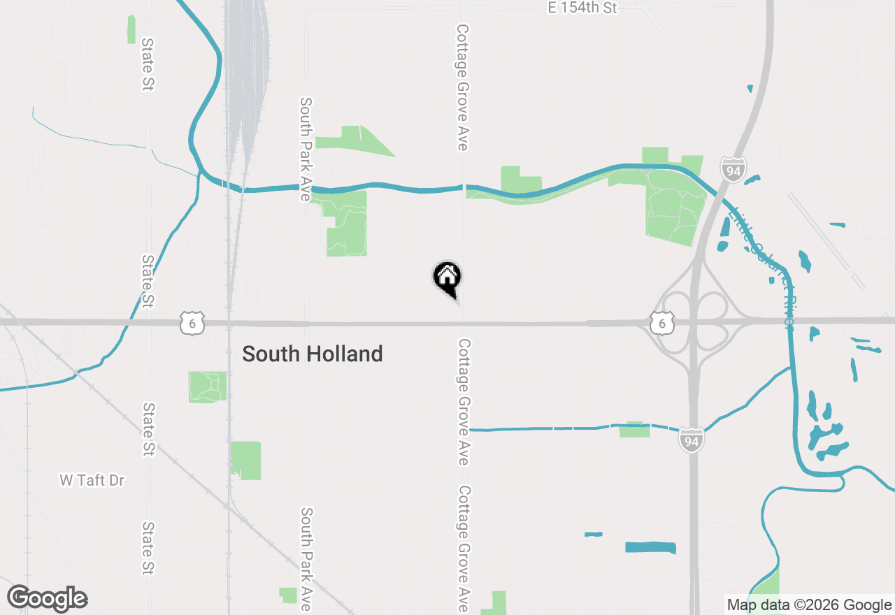 Map of 16141 Evans Avenue, South Holland, IL 60473