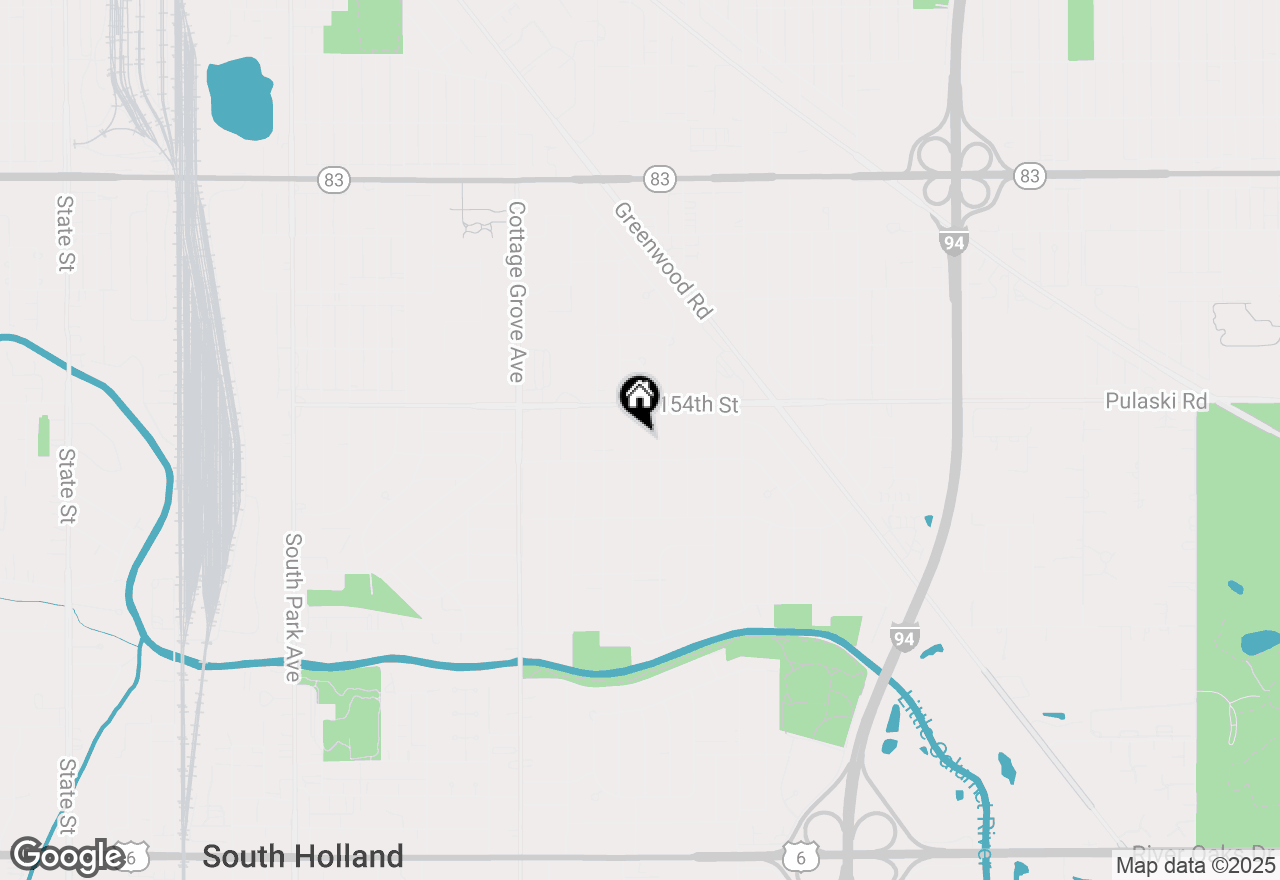 Map of 15429 Ellis Avenue, Dolton, IL 60419