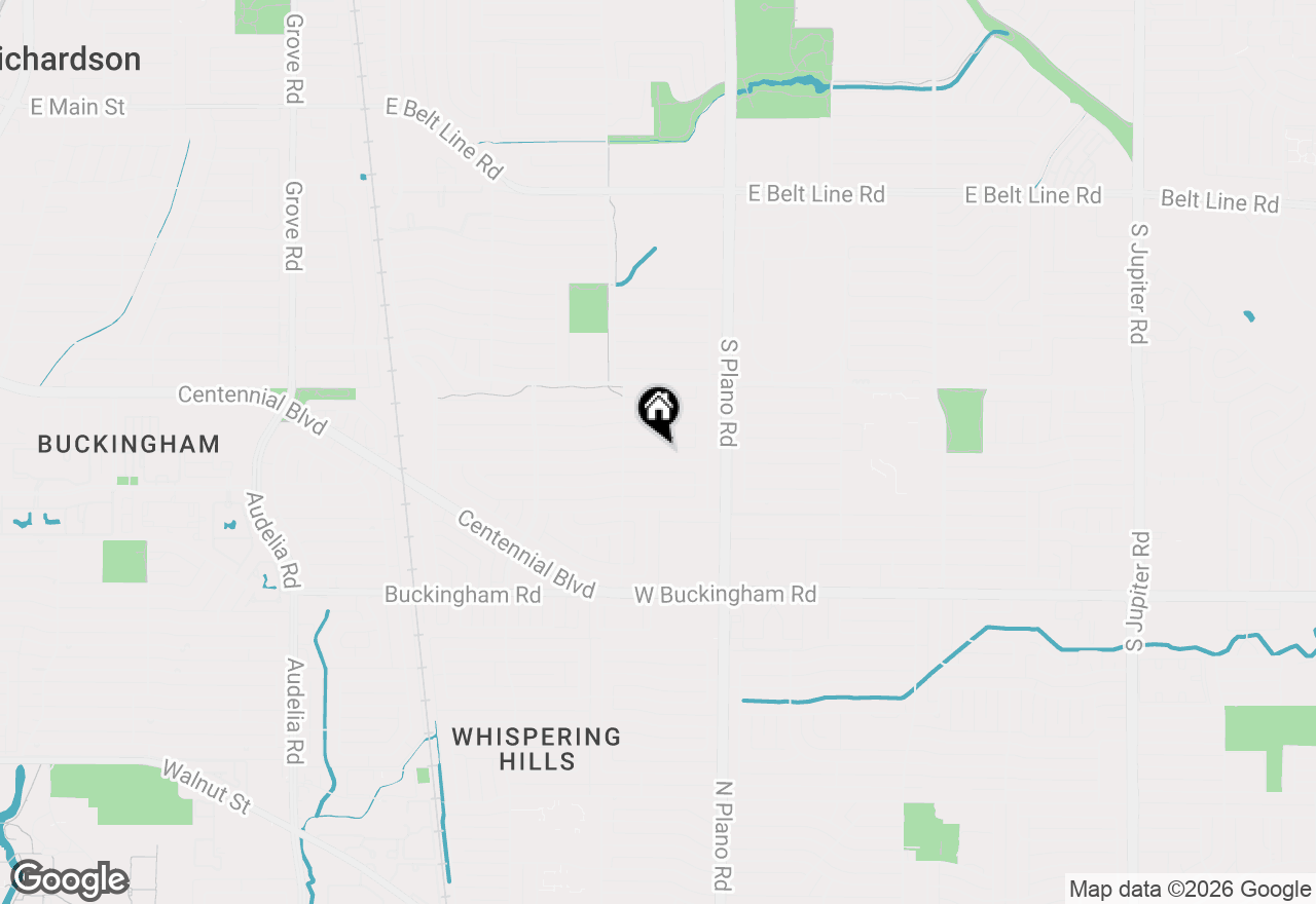 Map of 1311 Edgewood Drive, Richardson, TX 75081