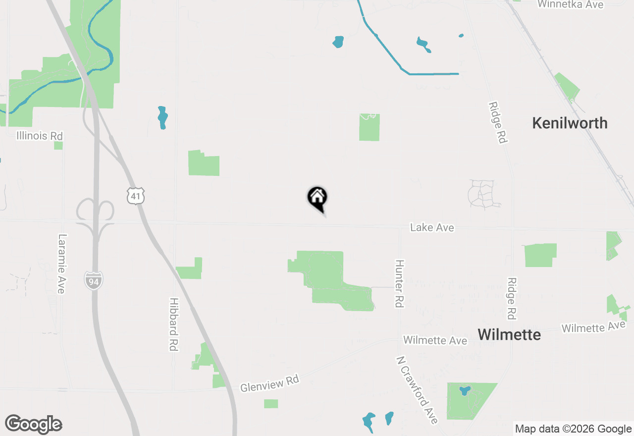 Map of 910 Chippewa Lane, Wilmette, IL 60091