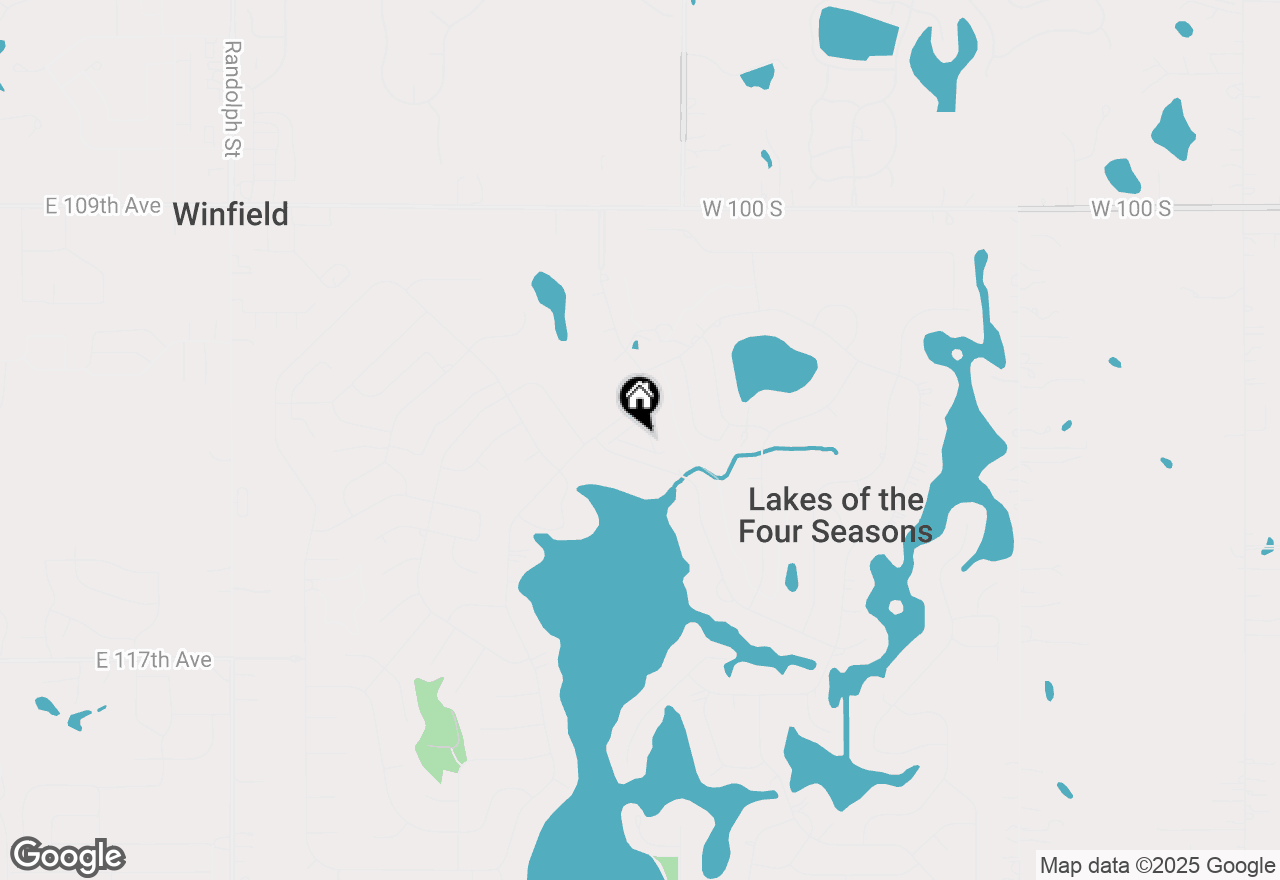 Map of 2586 Brookwood Drive, Crown Point, IN 46307