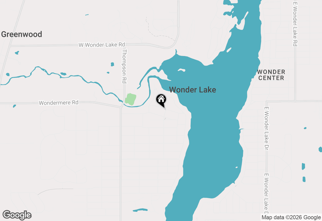 Map of 8506 Riley Road, Wonder Lake, IL 60097