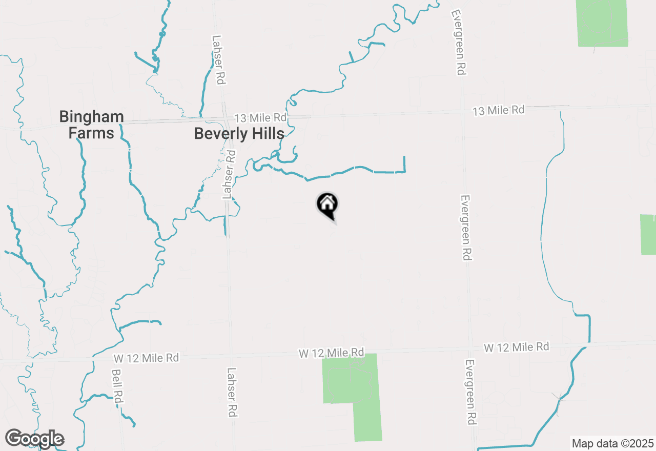 Map of 30105 Woodhaven Lane, Beverly Hills, MI 48025