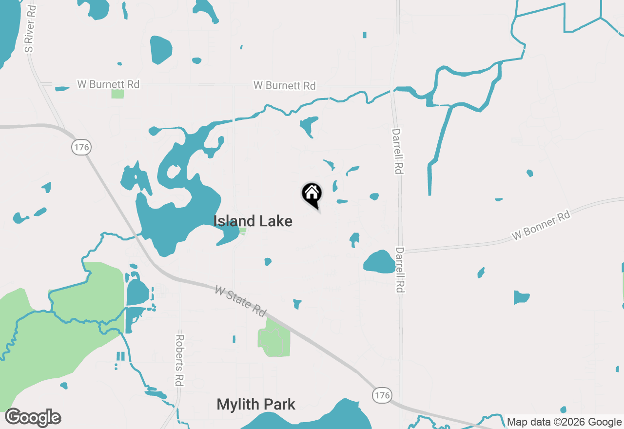 Map of 701 N Carriage Hill Road, Island Lake, IL 60042