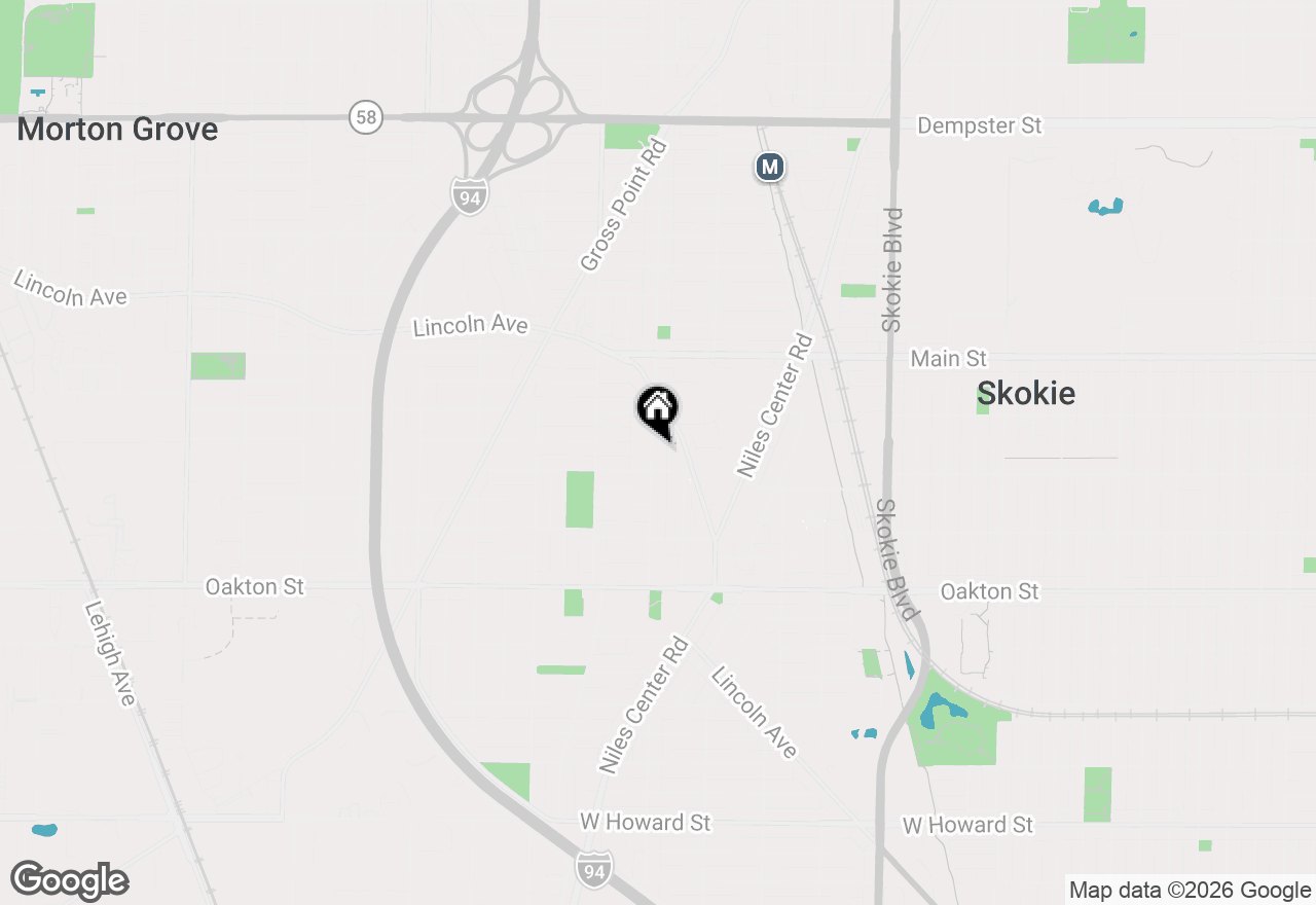 Map of 8217 Laramie Avenue, Skokie, IL 60077