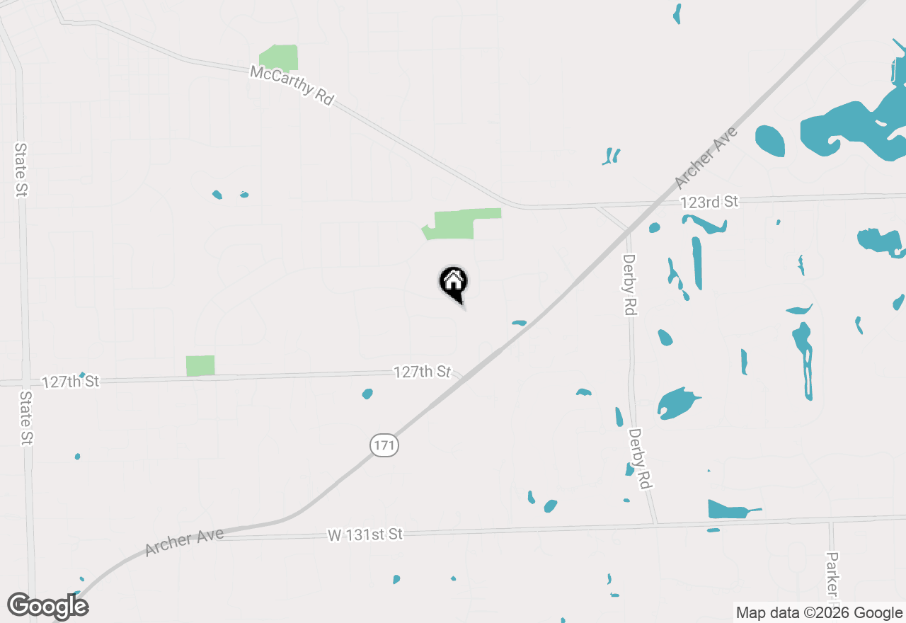 Map of 1259 Abbey Oaks Drive, Lemont, IL 60439