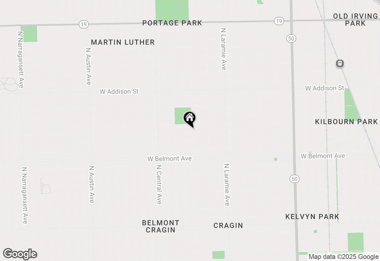 Map of 5404 W Henderson Street, Chicago, IL 60641