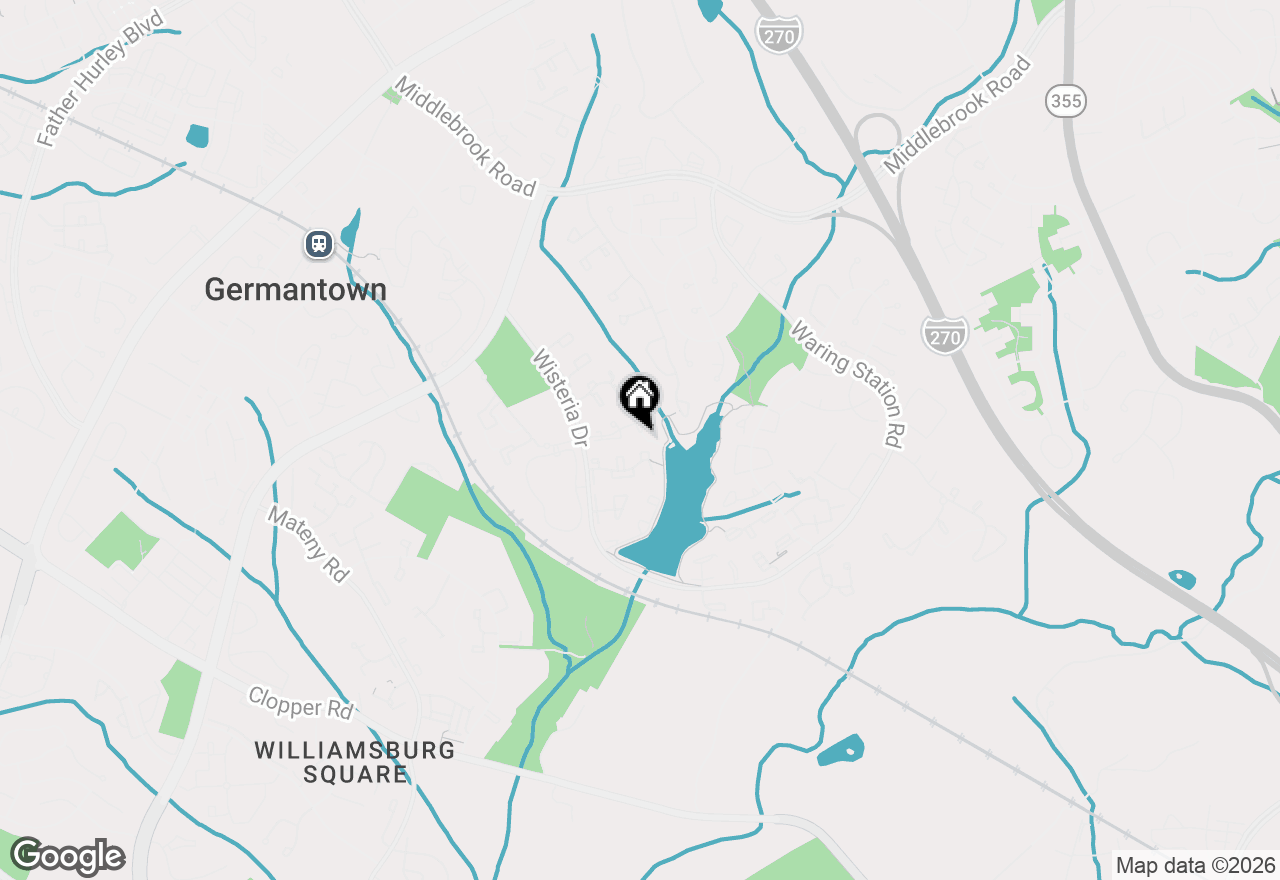 Map of 19117 Partridge Wood Drive, Germantown, MD 20874