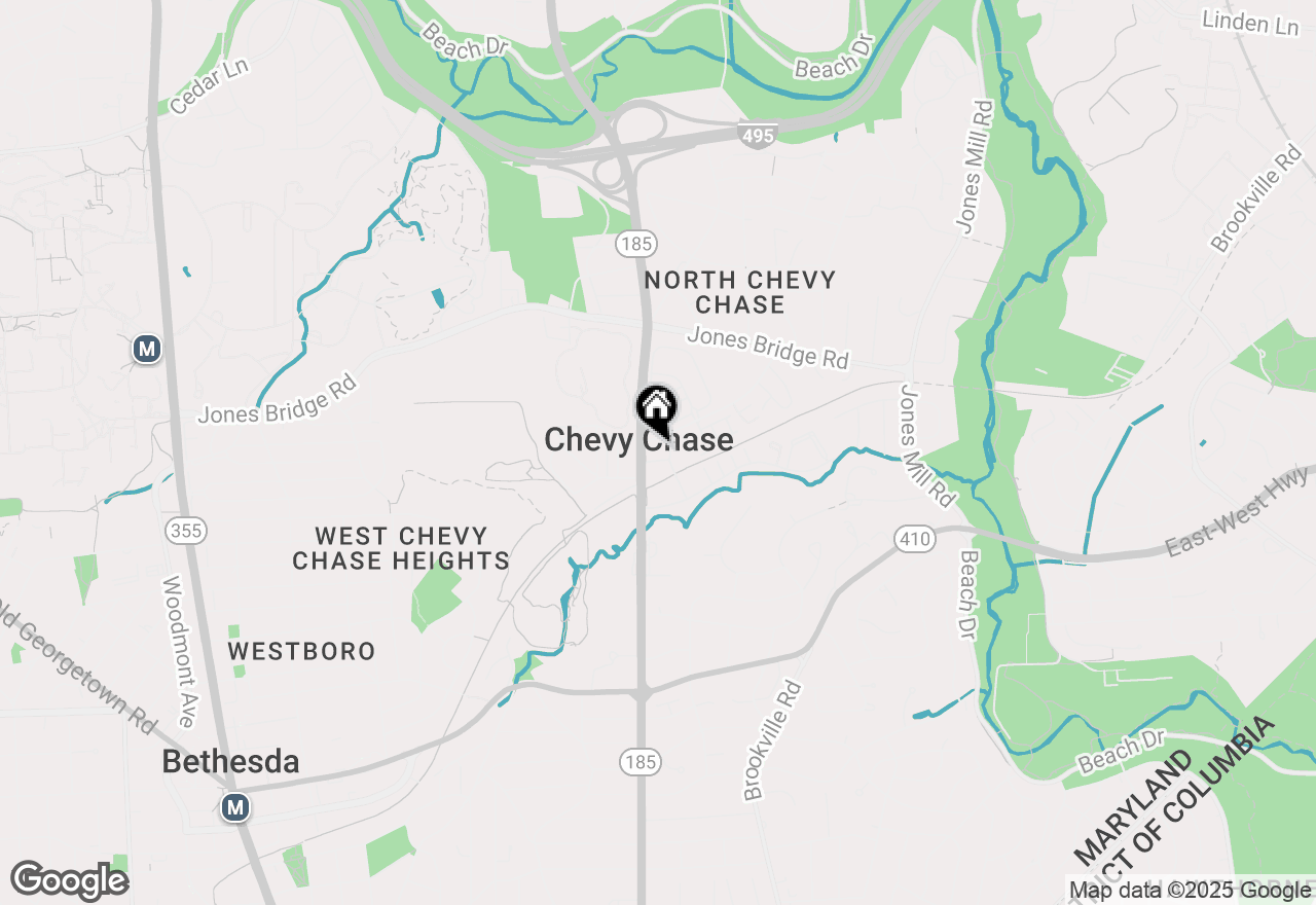 Map of 8551 Connecticut Avenue #210, Chevy Chase, MD 20815