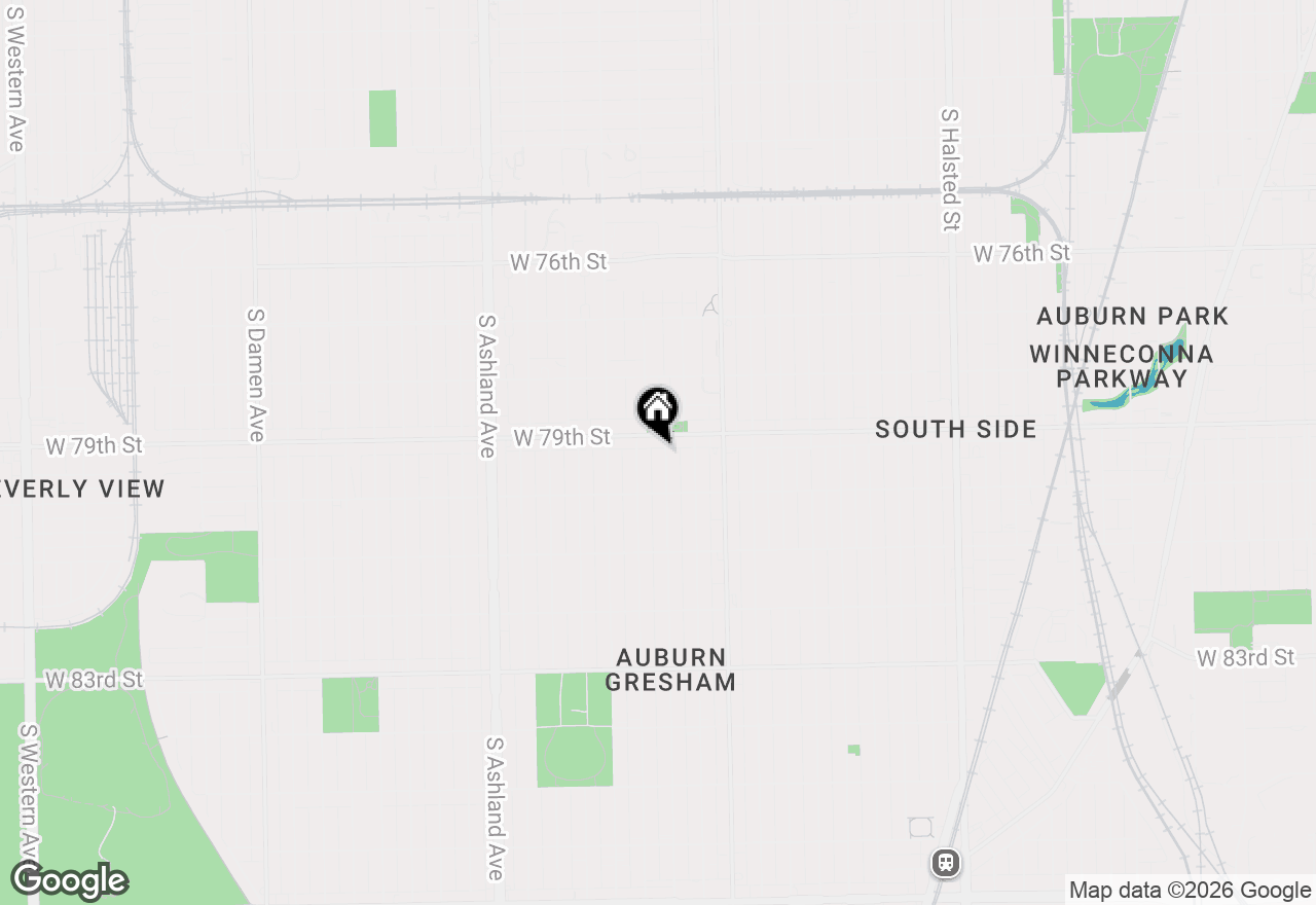 Map of 7916 S Throop Street, Chicago, IL 60620