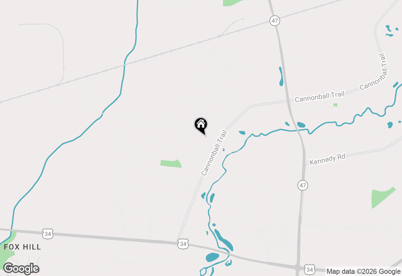 Map of 566 Yellowstone Lane, Yorkville, IL 60560
