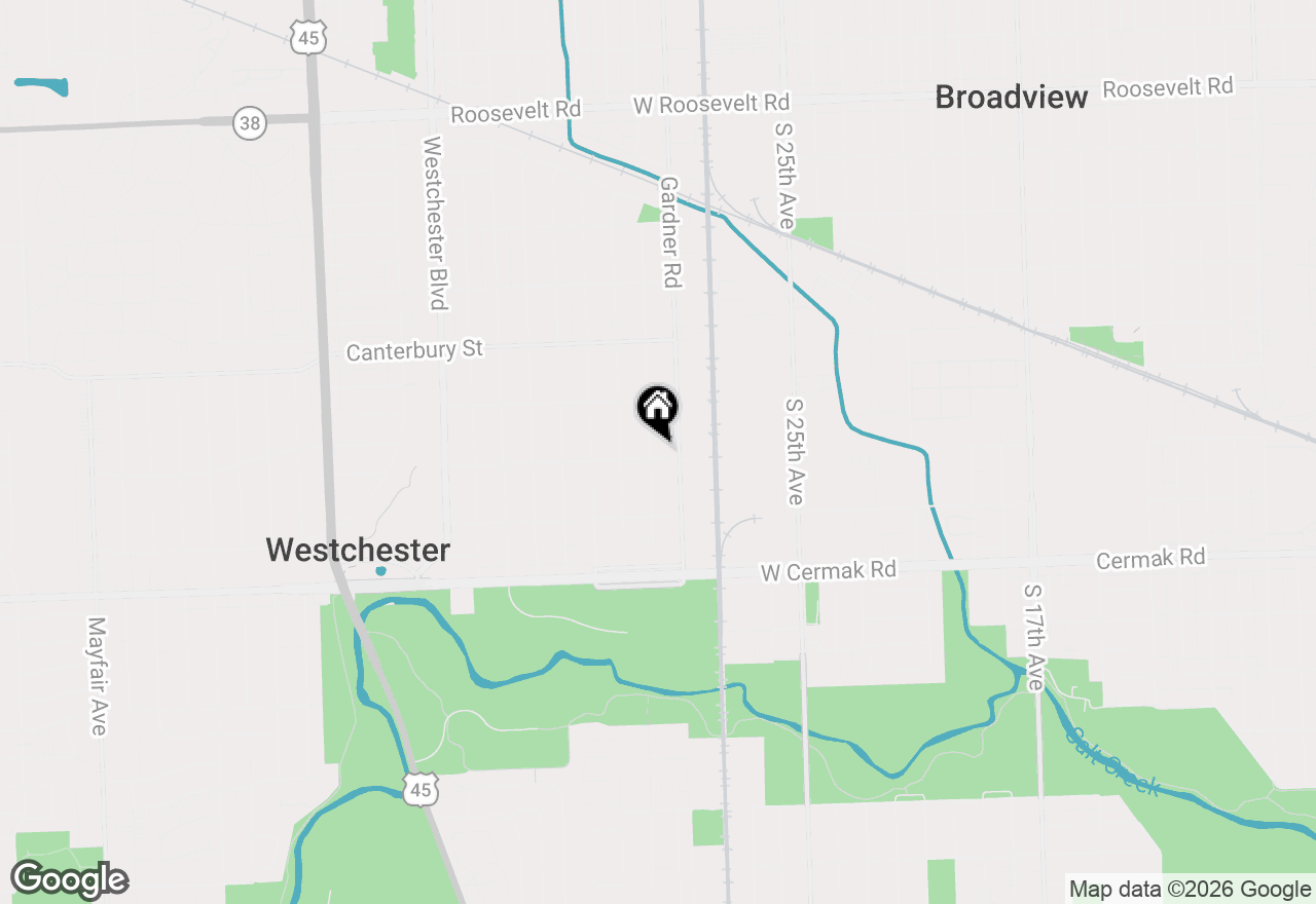 Map of 1857 Bristol Avenue, Westchester, IL 60154