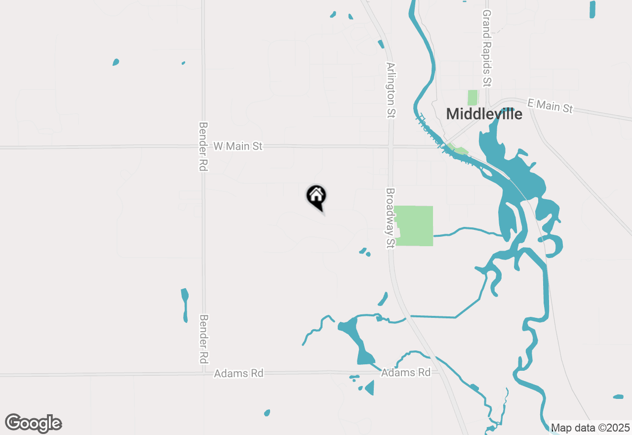 Map of 810 Green Meadows Drive, Middleville, MI 49333
