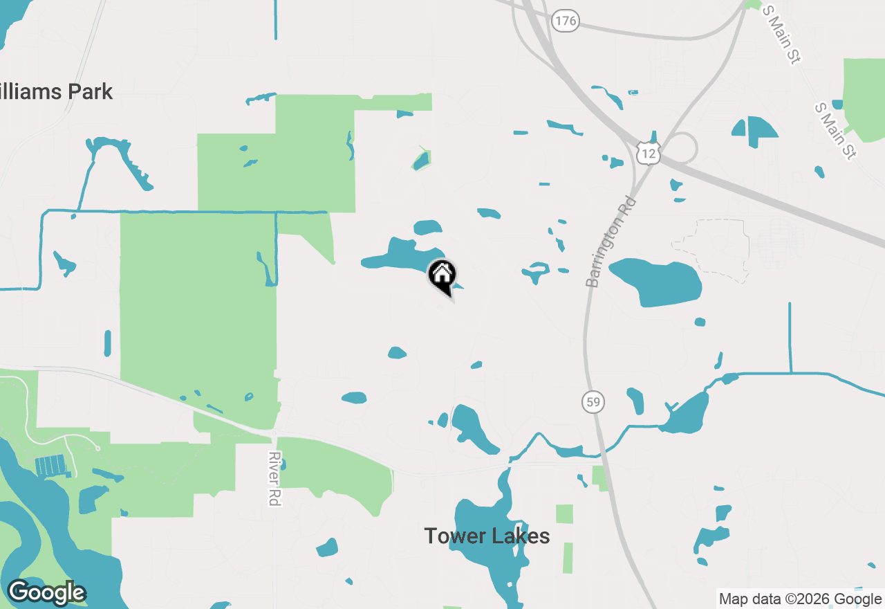 Map of 26982 W Lakeview Drive S, Lake Barrington, IL 60084