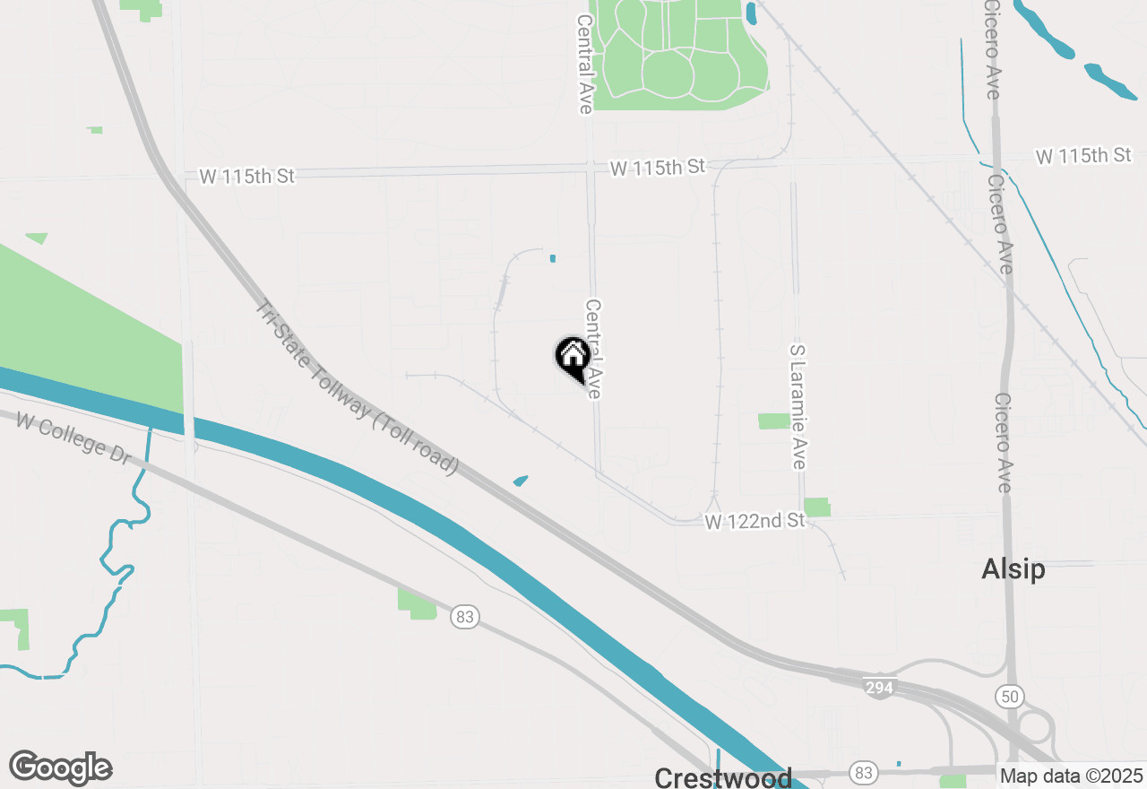 Map of 5661 W 120th Street #5661, Alsip, IL 60803