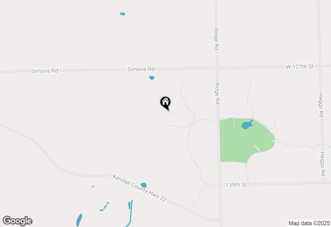 Map of 27101 Rustic Wood Lane, Plainfield, IL 60585