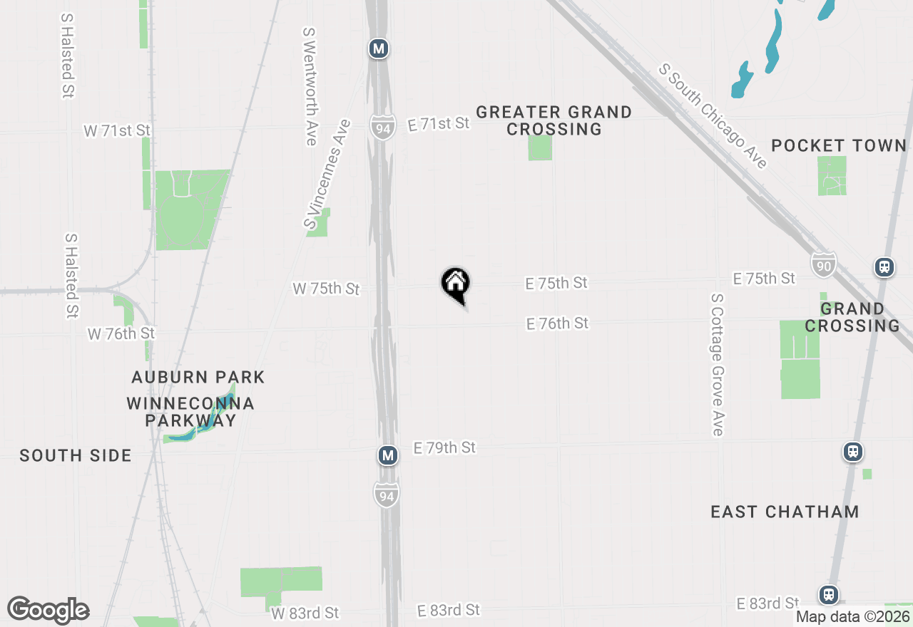 Map of 7549 S Michigan Avenue, Chicago, IL 60619