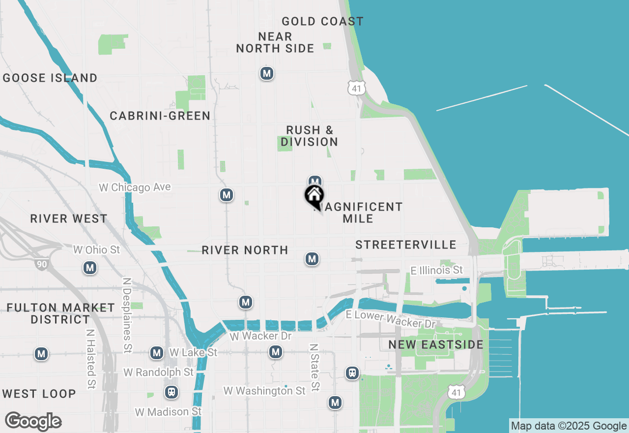 Map of 671 N State Street, Chicago, IL 60654