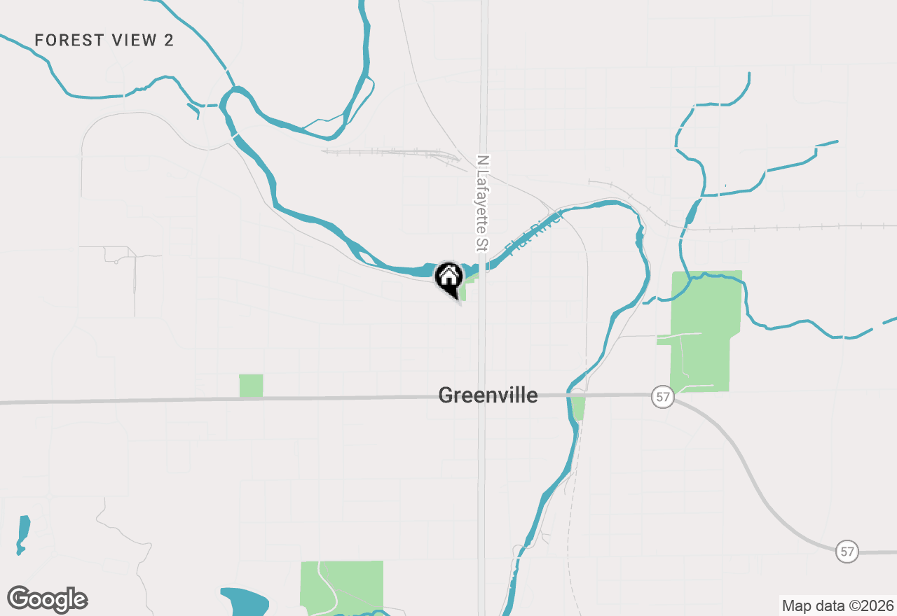 Map of 205 W Montcalm Street, Greenville, MI 48838