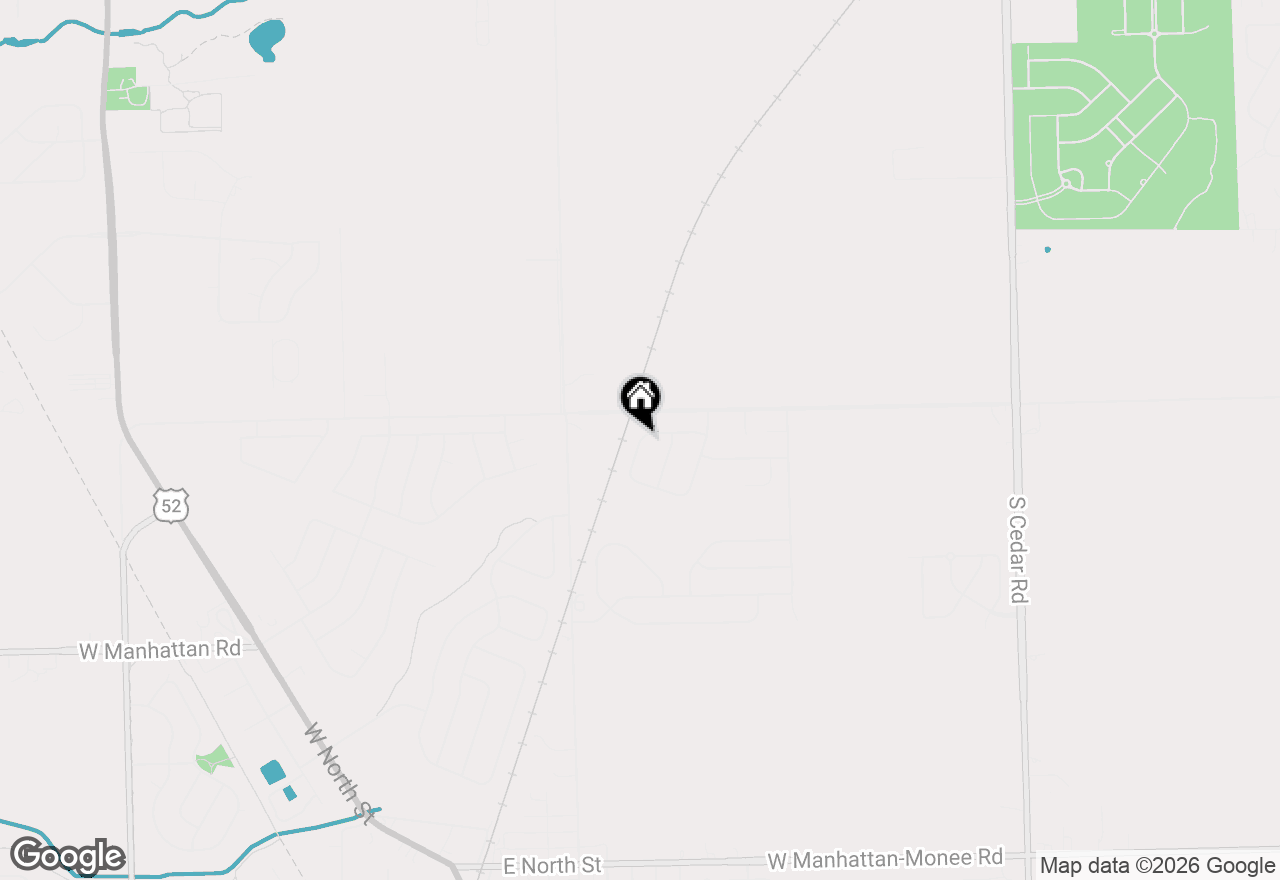 Map of 15060 W Cyrus Drive, Manhattan, IL 60442