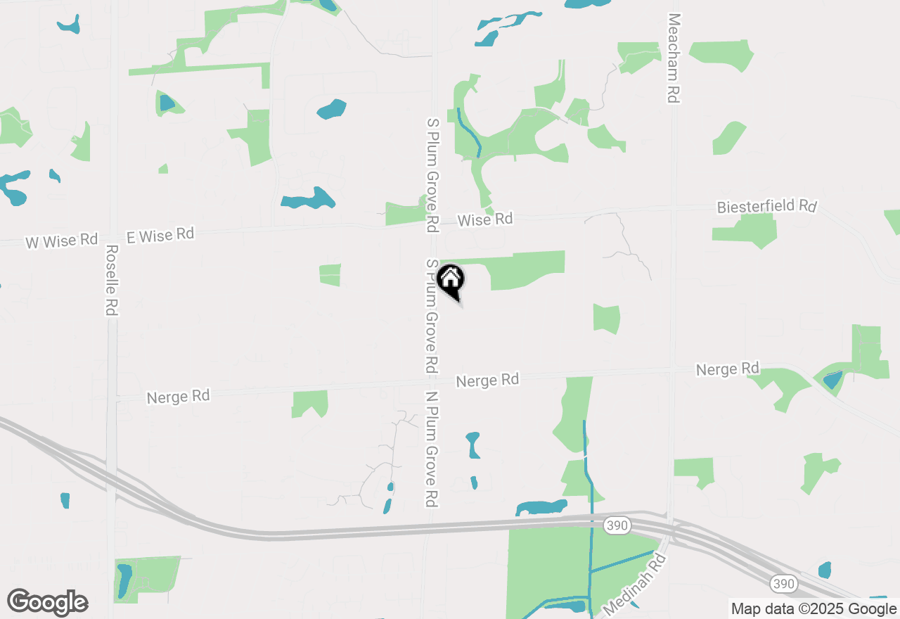 Map of 787 Bluejay Circle, Elk Grove Village, IL 60007