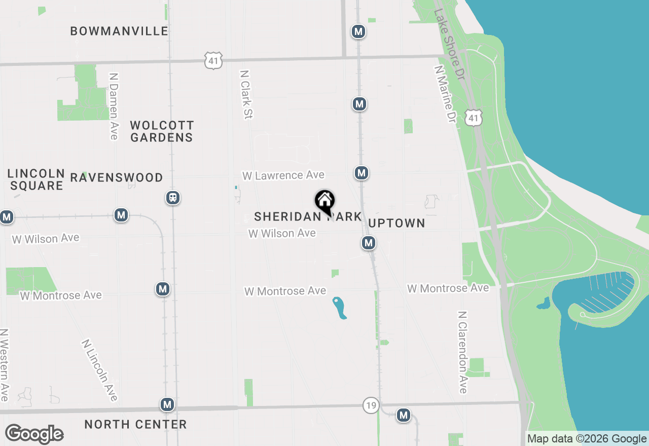 Map of 4616 N Magnolia Avenue, Chicago, IL 60640