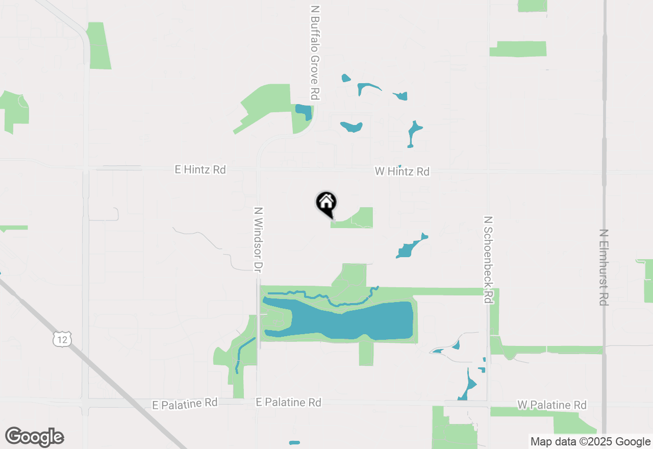 Map of 1825 E Suffield Drive, Arlington Heights, IL 60004