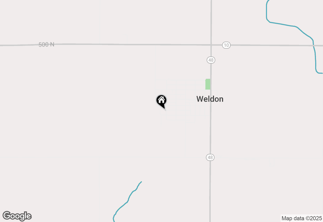 Map of 22 Westwood Street, Weldon, IL 61882
