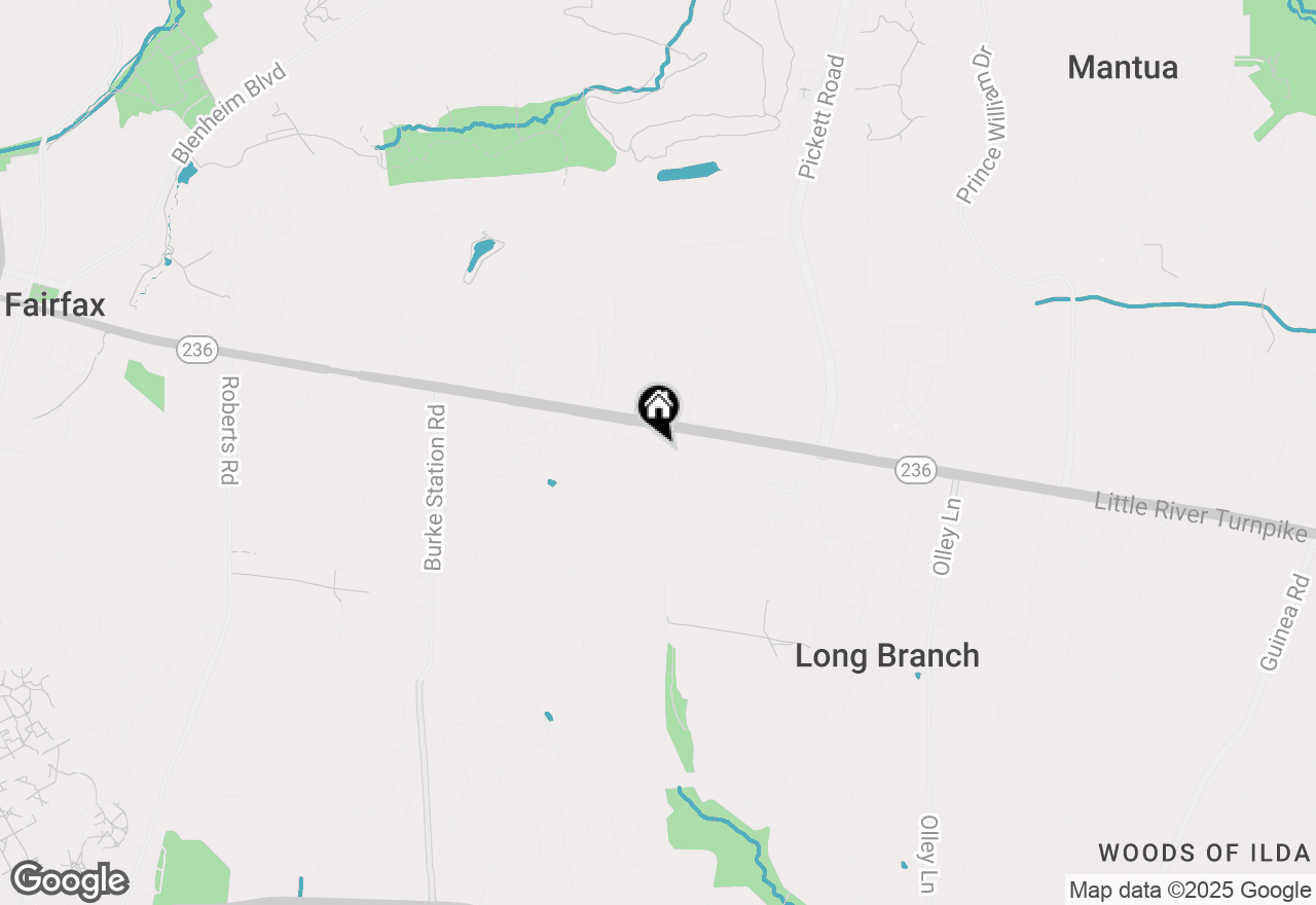 Map of 9663 Main St, Fairfax, VA 22031