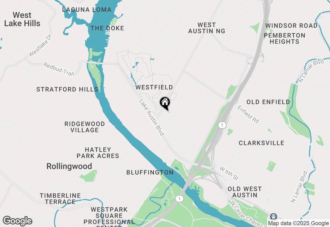Map of 805 Newman Dr, Austin, TX 78703