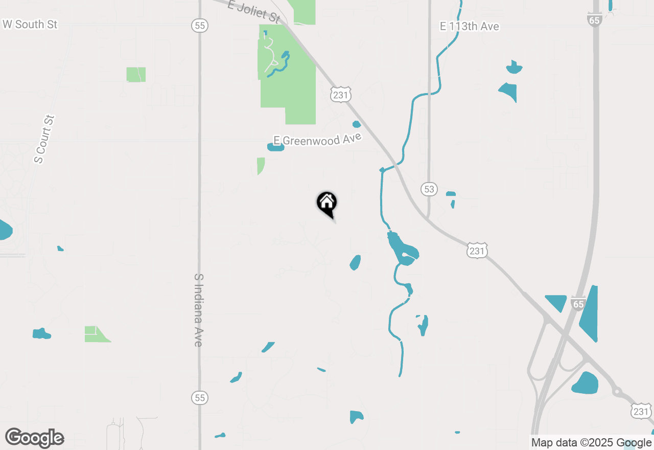Map of 1235 Greenview Place, Crown Point, IN 46307