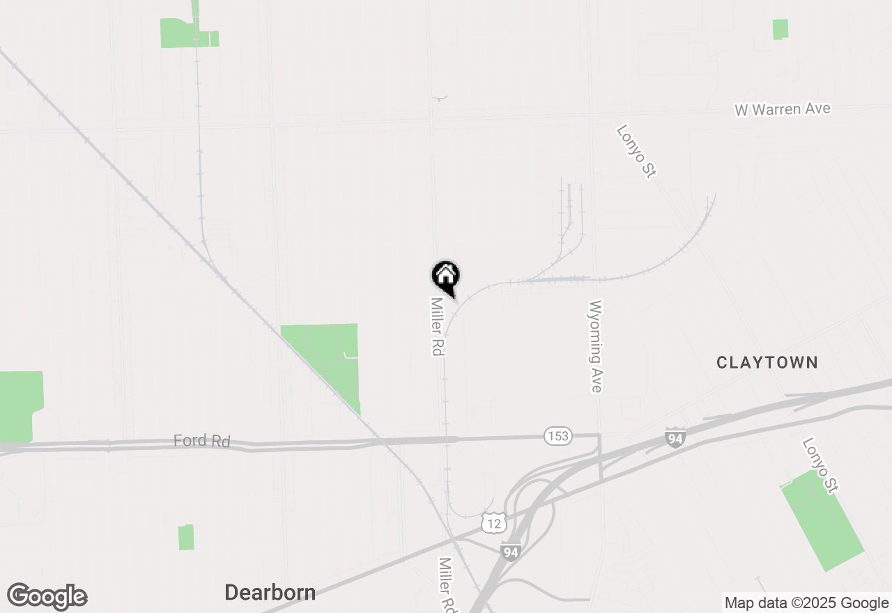 Map of 6200 Miller Road, Dearborn, MI 48126