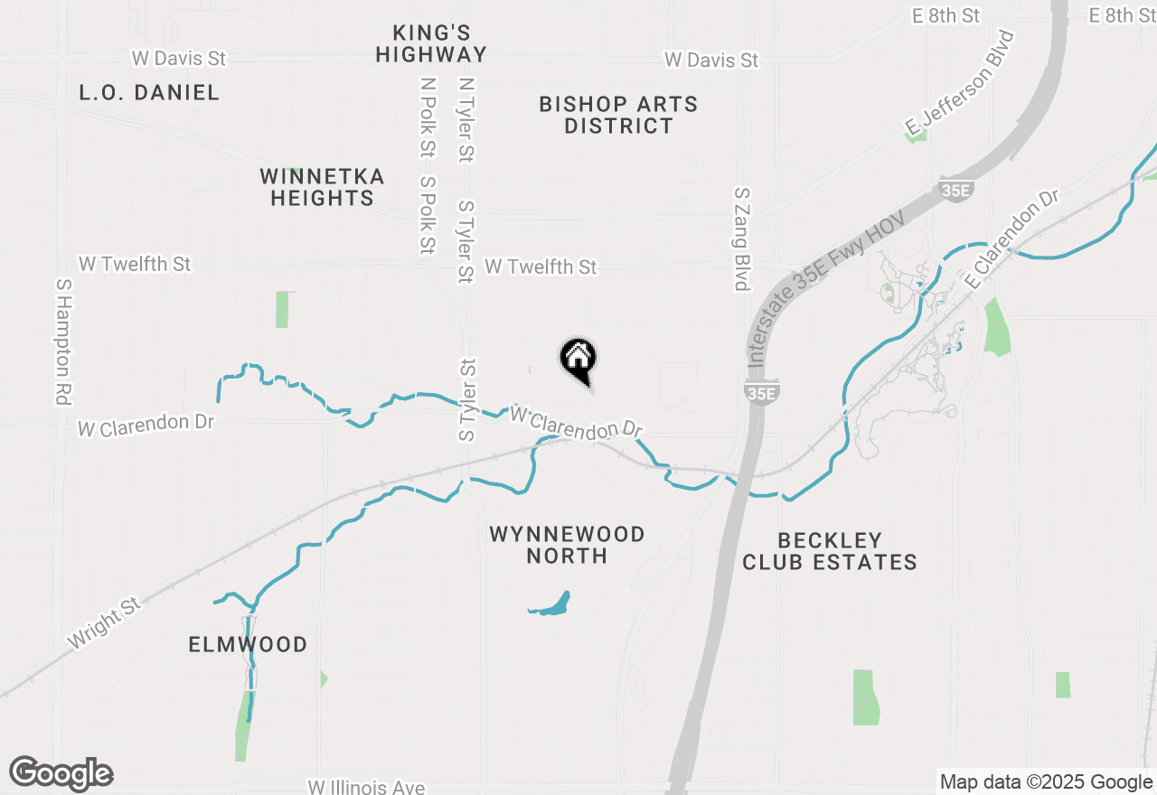Map of 602 Brooks Avenue, Dallas, TX 75208