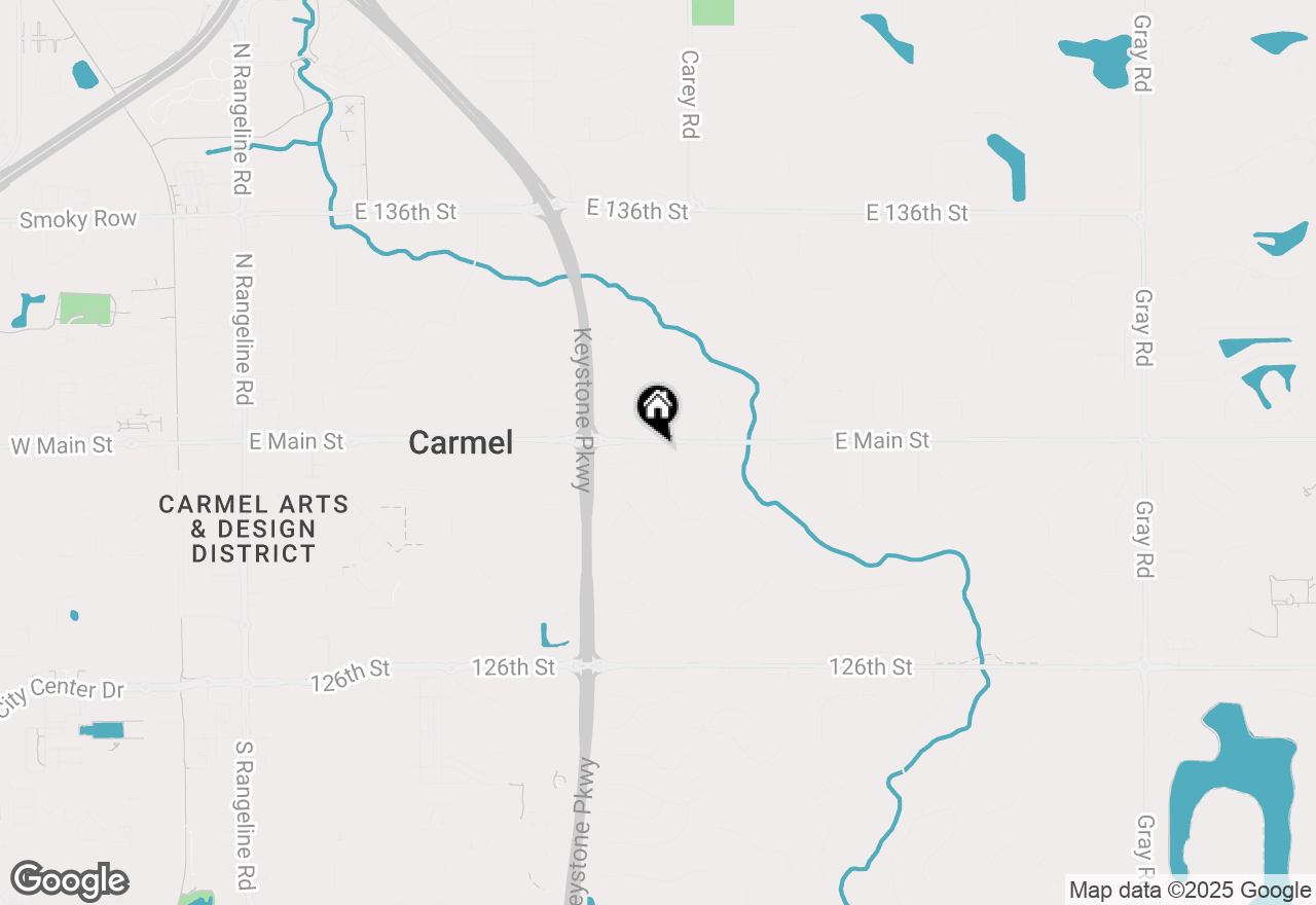 Map of 12 Maplecrest Drive, Carmel, IN 46033