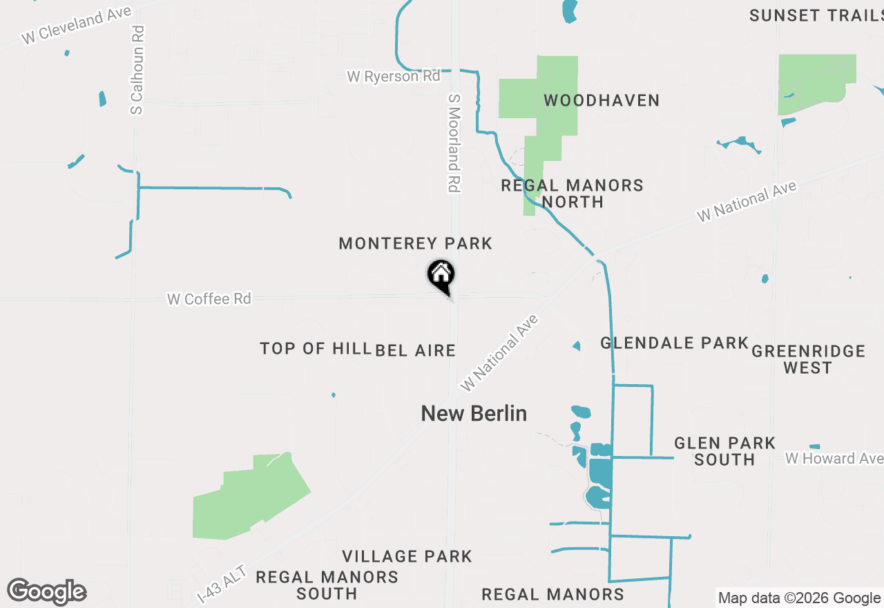 Map of 15620 W Saint Francis Dr, New Berlin, WI 53151