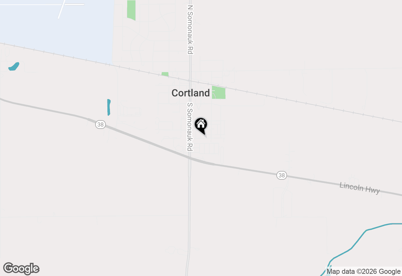 Map of 231 S Walnut Street, Cortland, IL 60112