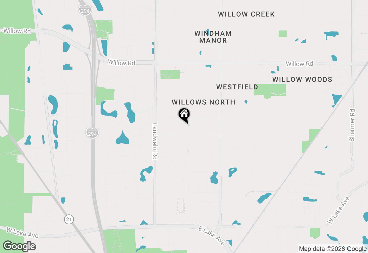 Map of 4017 Carousel Drive, Northbrook, IL 60062