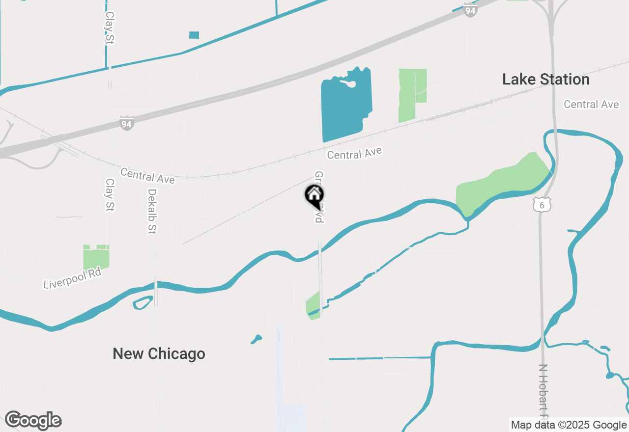 Map of 1825 E 28th Avenue, Lake Station, IN 46405