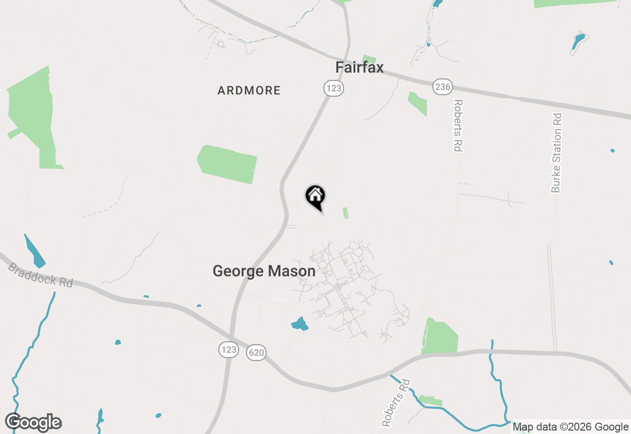 Map of 4432 Manor Oak Lane, Fairfax, VA 22030