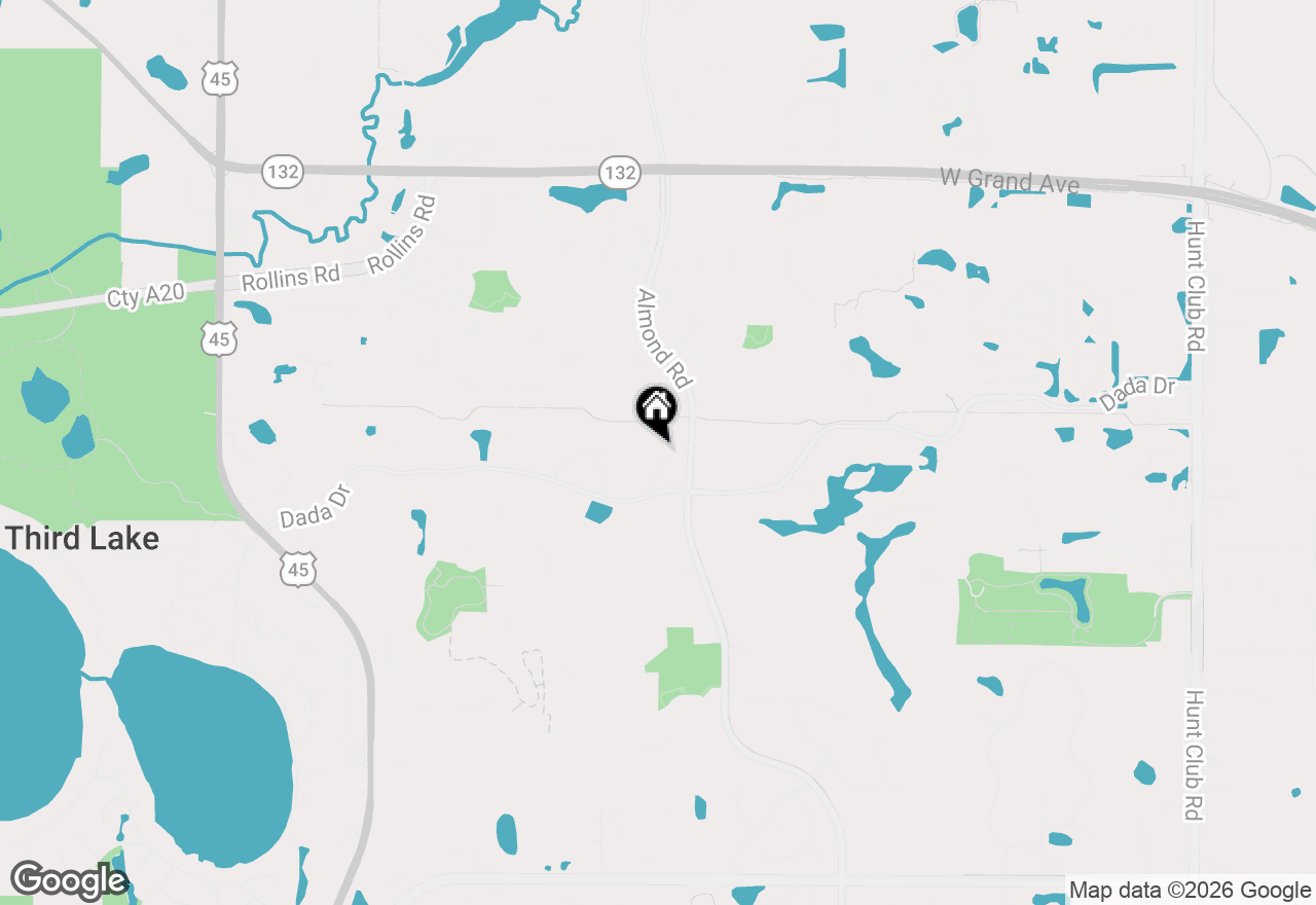 Map of 1156 Oakmeadow Court, Gurnee, IL 60031